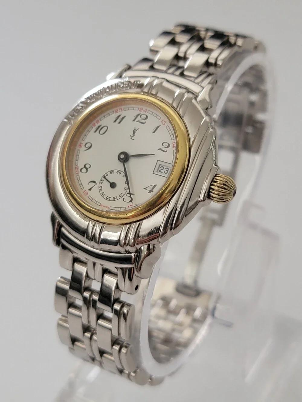 Yves Saint Laurent B02- 00326 Women's Two-Tone Swiss Quartz Watch